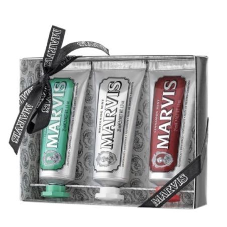 Marvis 3 Flavours Travel Set Toothpaste Οδοντόκρεμες σε 3 Γεύσεις 3x25ml