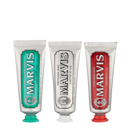 Marvis 3 Flavours Travel Set Toothpaste Οδοντόκρεμες σε 3 Γεύσεις 3x25ml