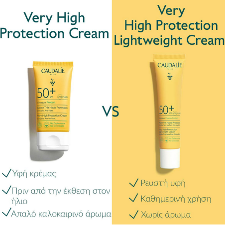 Caudalie Vinosun Protect Very High Protection SPF50+ Lightweight Cream 40ml