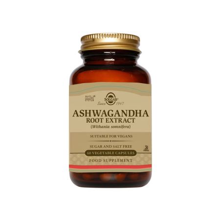 Solgar Ashwagandha Root Extract Vegetable 60 Capsules