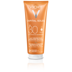 Vichy Capital Soleil Fresh Hydrating Milk Αδιάβροχη Αντηλιακή Κρέμα Σώματος SPF30 300ml