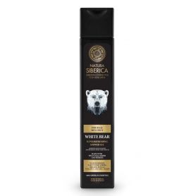MEN Super Refreshing Shower Gel White Bear, Αναζωογονητικό Αφρόλουτρο, 250 ml - Natura Siberica