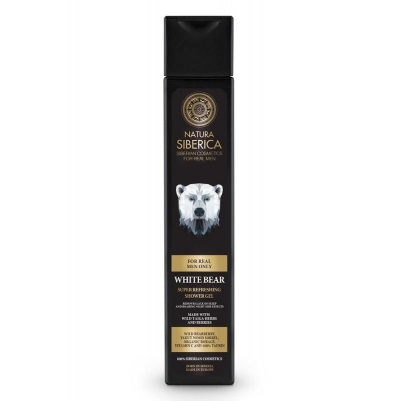 MEN Super Refreshing Shower Gel White Bear, Αναζωογονητικό Αφρόλουτρο, 250 ml