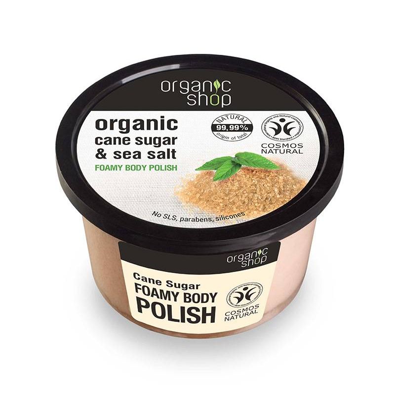 Organic Shop Foamy body polish Cane Sugar 250 ml - Natura Siberica