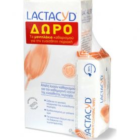 Lactacyd Promo Intimate Lotion (300ml) & Intimate Wipes (15τεμ) - Omega Pharma
