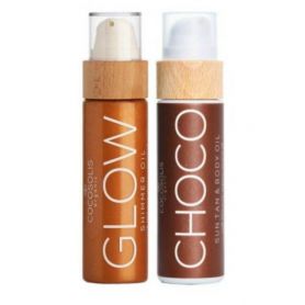 Cocosolis Summer Set με CHOCO Sun Tan Body Oil 110ml + GLOW Shimmer Oil 110ml