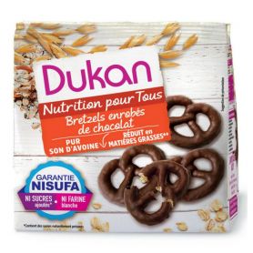 DUKAN Pretzels βρώμης με επικάλυψη σοκολάτας, 100g - Dukan