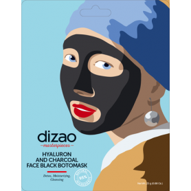 Dizao Hyaluron and Charcoal Face Black BotoMask 1τεμ