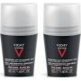Vichy Homme Deodorant Anti-Transpirant Roll-On 48h 50mlx2 - Vichy