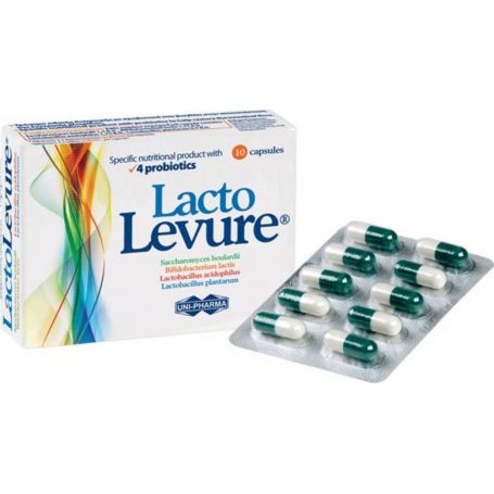 Uni-Pharma Lacto Levure 10 κάψουλες - UNI-PHARMA