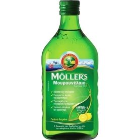 Mollers - Μουρουνέλαιο Γεύση Λεμόνι 250ml - Moller's