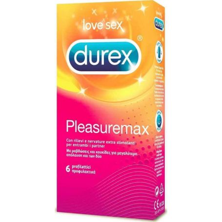 Durex Pleasuremax 6τμχ - Durex