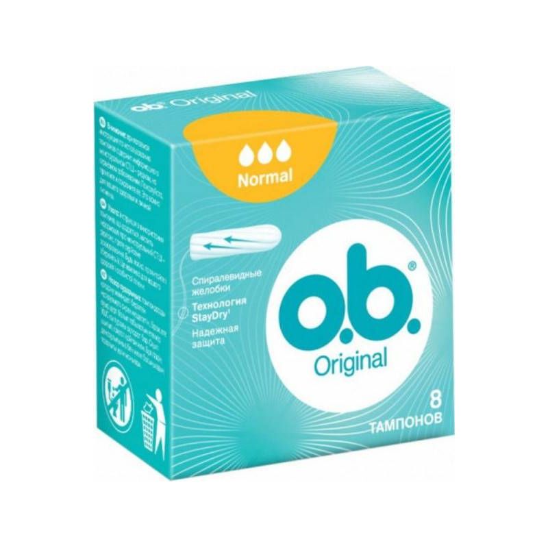O.B. Original Curved Grooves Normal 8τμχ - O.B.