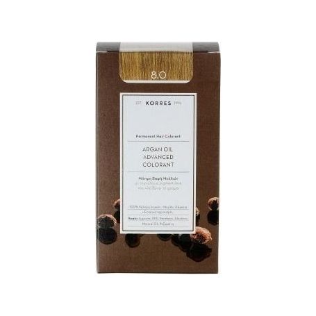 Korres Argan Oil Advanced Colorant 8.0 Ξανθό Ανοιχτό Φυσικό