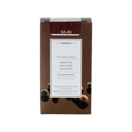 Korres Argan Oil Advanced Colorant 66.46 Έντονο Κόκκινο Βουργουνδίας - Korres