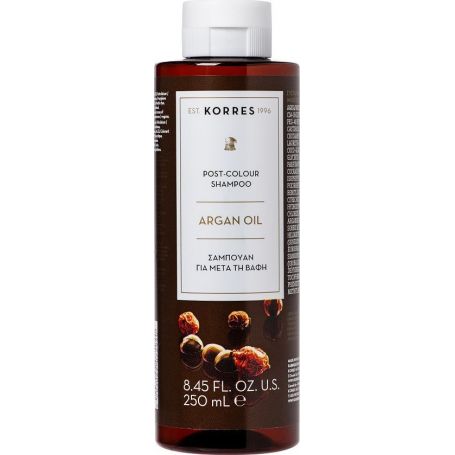 Korres Argan Oil Post-Colour Σαμπουάν Για Μετά Τη Βαφή 250ml