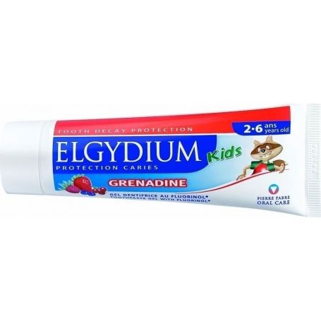 Elgydium Kids Red Berries - Παιδική Οδοντόκρεμα 2-6 ετών Με Γεύση Κόκκινα Φρούτα 50ml