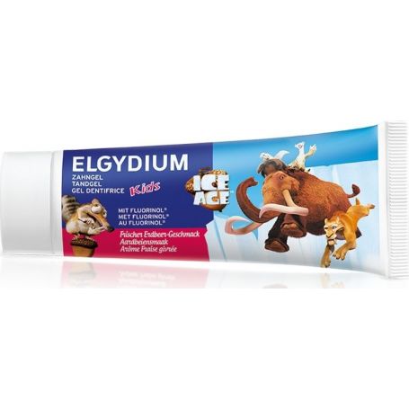 Elgydium Kids Ice Age Οδοντόκρεμα Με Γεύση Φράουλα 2-6 Ετών 50ml