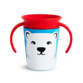Munchkin Miracle 360° Trainer Cup 6m+ Polar Bear Εκπαιδευτικό Κύπελλο με Λαβές Πολική Αρκούδα, 177ml