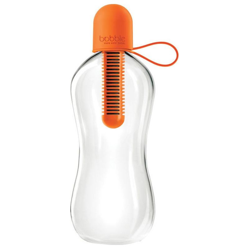 Bobble Carry Cup Μπουκάλι Νερού Με Φίλτρο Άνθρακα Πορτοκαλί 550ml