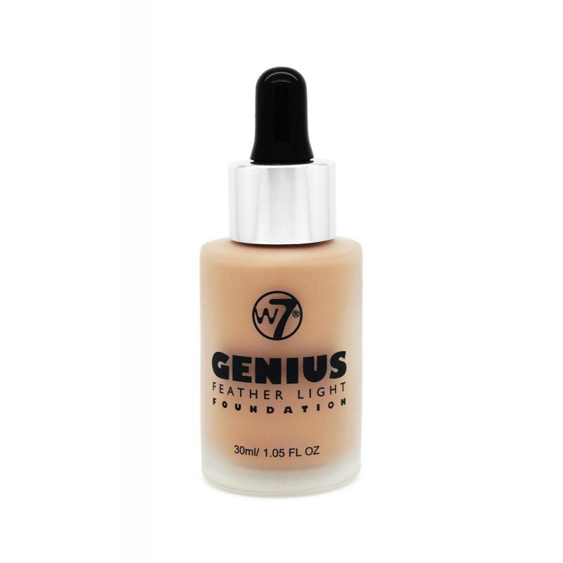 W7 Cosmetics Genius Feather Light Foundation Fresh Beige 30ml - W7 MakeUp