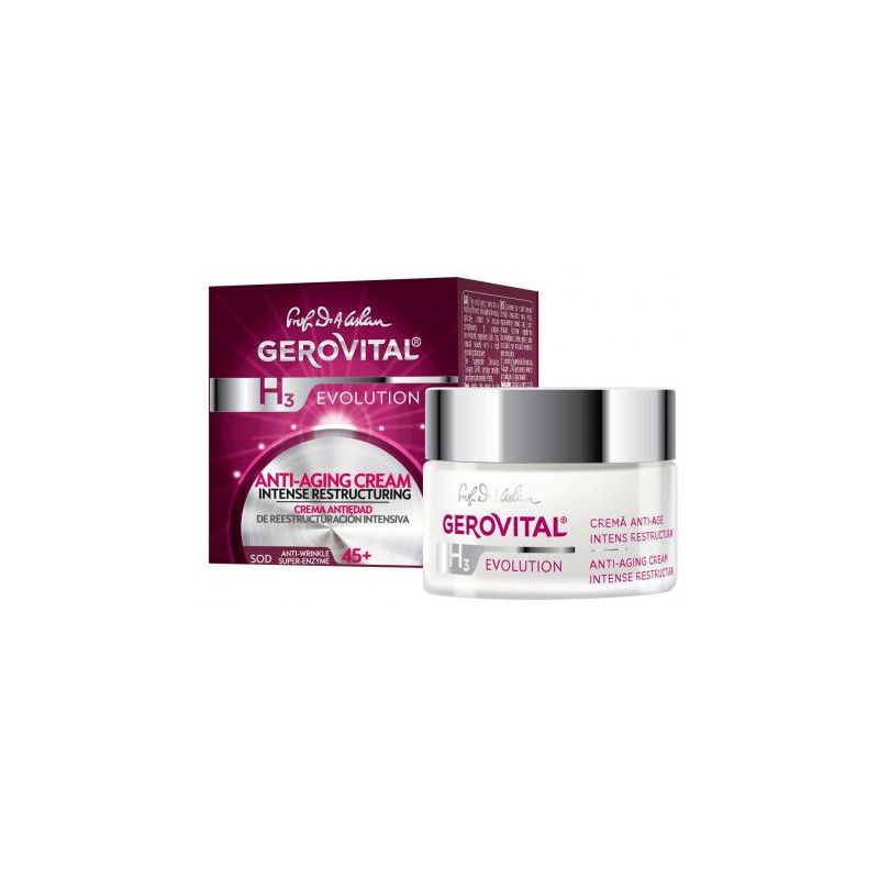 Gerovital H3 Evolution Εντατική Αναπλαστική Αντιγηραντική Κρέμα Νυκτός 50ml - Gerovital