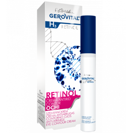 Gerovital H3 Retinol Αντιρυτιδική Κρέμα Ματιών με Ρετινόλη 15ml - Gerovital