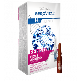 Gerovital H3 Retinol Αντιρυτιδικές Αμπούλες Ρετινόλης 6% 10 amp x 2ml