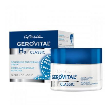 Gerovital H3 Classic Θρεπτική Αντιρυτιδική Κρέμα Νυκτός 50ml - Gerovital