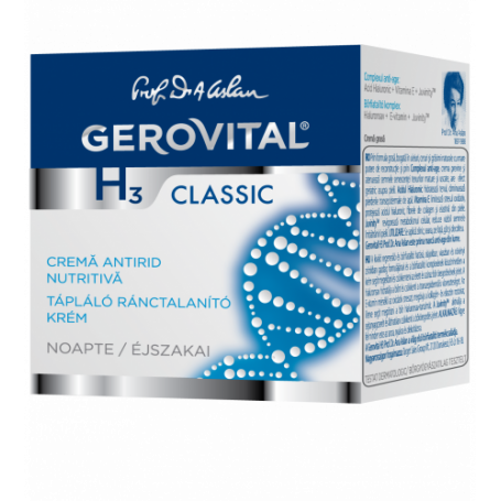 Gerovital H3 Classic Θρεπτική Αντιρυτιδική Κρέμα Νυκτός 50ml