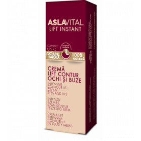 Gerovital Aslavital Ενυδατική Θρεπτική Lifting Κρέμα για Μάτια & Χείλη με Άργιλο 15ml - Gerovital