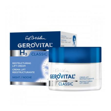 Gerovital Αναζωογονητική Κρέμα Lifting Nυκτός 50ml - Gerovital