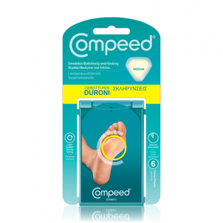 Compeed Επιθέματα Για Σκληρύνσεις Μεσαία 6τμχ