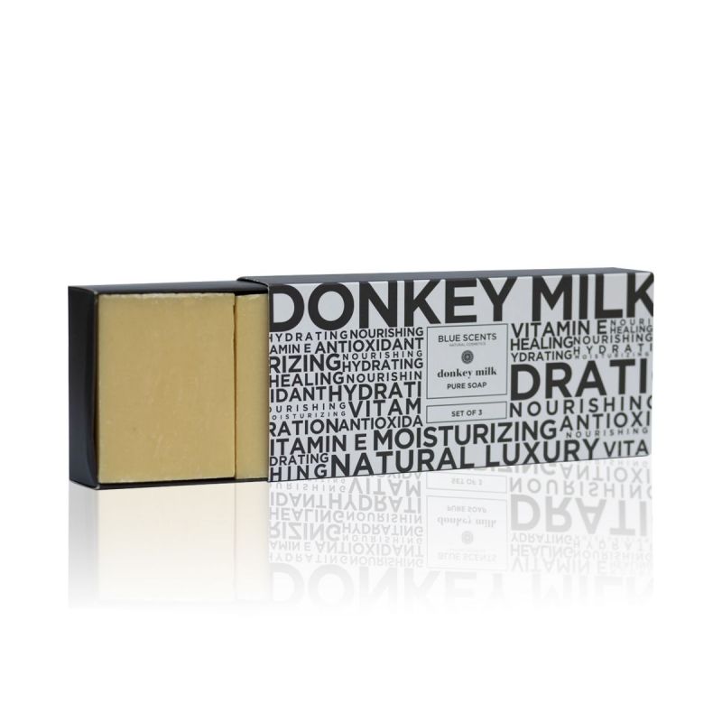 Blue Scents Σετ Σαπουνιών Donkey Milk – 135g x3 Τεμ