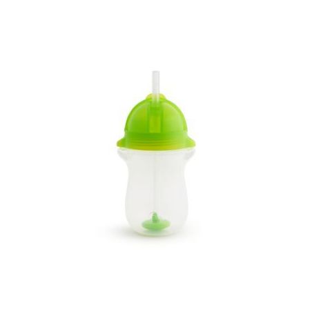 Munchkin Ποτηράκι με καλαμάκι Tip & Sip Tall Πράσινο 296ml 12+μηνών