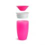 Munchkin Παιδικό Κύπελλο Miracle 360 Sippy Cup σε Ροζ Χρώμα 12m+, 296ml