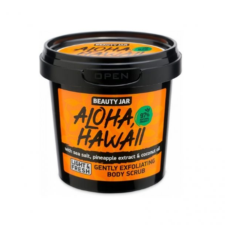 Beauty Jar “ALOHA HAWAII” Αναζωογονητικό scrub προσώπου και σώματος 200gr