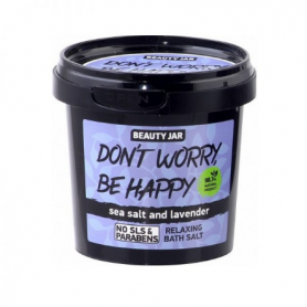 Beauty Jar DON T WORRY, BE HAPPY Χαλαρωτικά άλατα μπάνιου 200gr - Beauty Jar