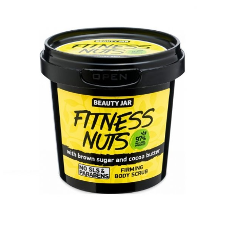 Beauty Jar “FITNESS NUTS” Συσφικτικό scrub σώματος, 200gr