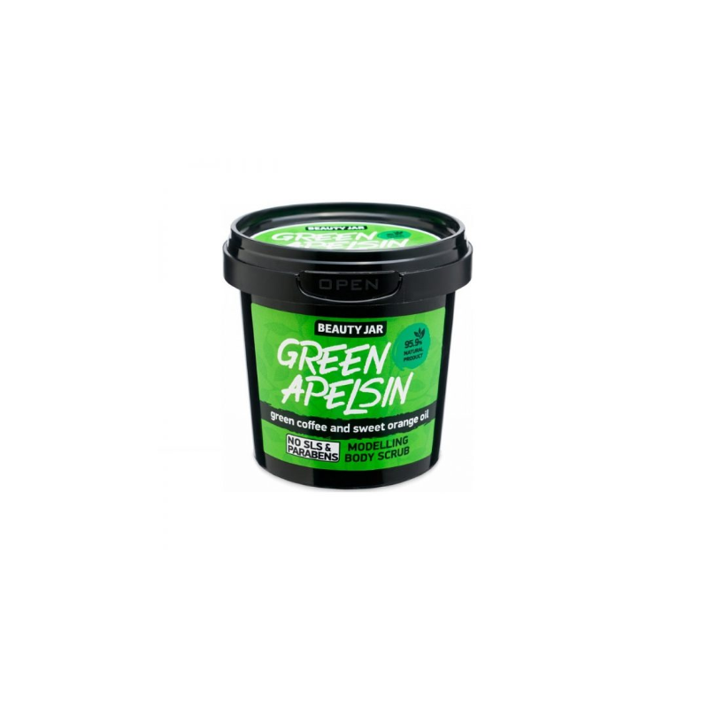 Beauty Jar “GREEN APELSIN” Scrub σώματος modellage, 200gr