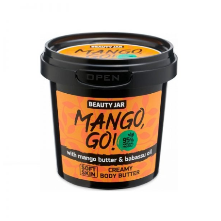 Beauty Jar “MANGO, GO!” Κρεμώδες βούτυρο σώματος, 135gr
