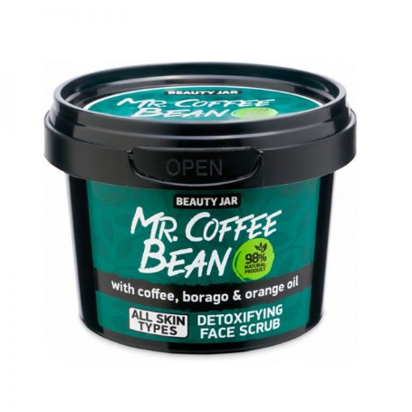 Beauty Jar “MR. COFFEE BEAN” Scrub προσώπου για αποτοξίνωση 50gr