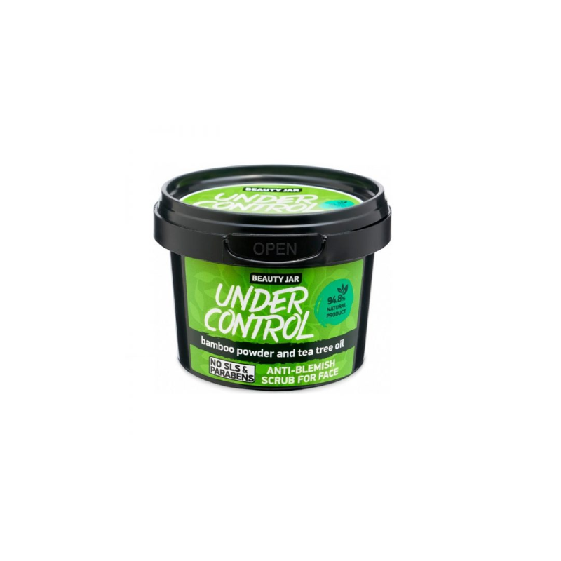 Beauty Jar “UNDER CONTROL” Scrub προσώπου για ακνεϊκές επιδερμίδες, 120gr