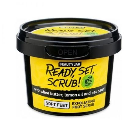 Beauty Jar “READY, SET, SCRUB!” Scrub πόδιων,135ml