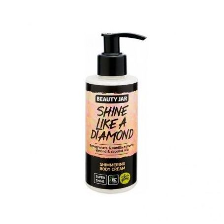 Beauty Jar “SHINE LIKE A DIAMOND” Κρέμα σώματος με shimmer, 150ml