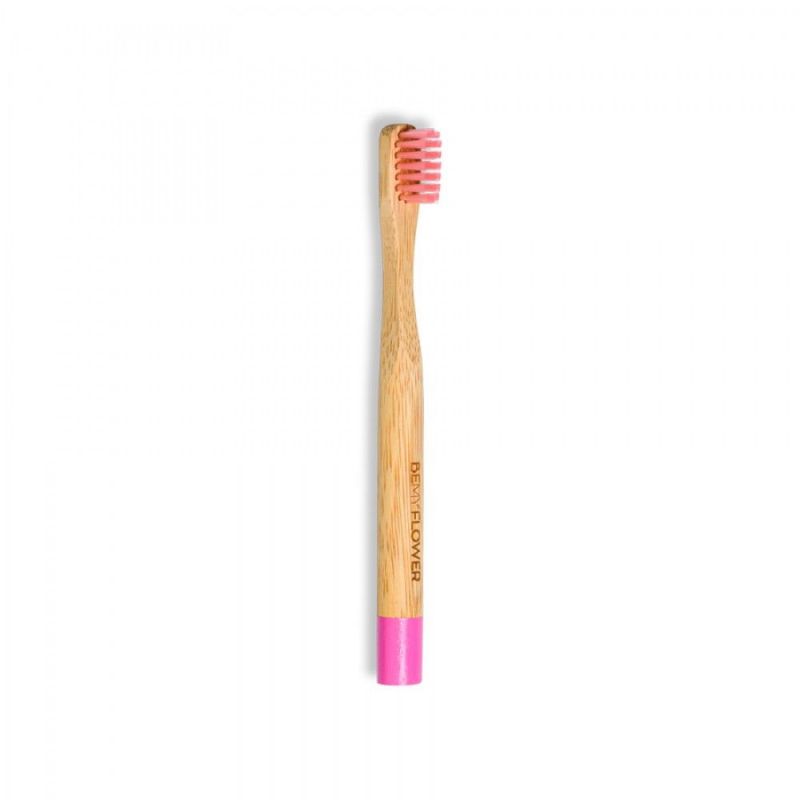 BeMyFlower bamboo οδοντοβουρτσα KIDS ροζ X-SOFT