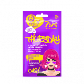 7 Days Hydrogel eye patches Active Thursday with Panthenol and Blueberry Extract 2,5 g - 7days