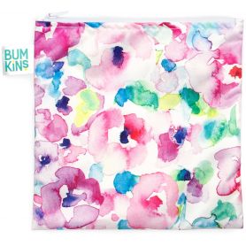 Bumkins Reusable Snack Bag Large Watercolors 1τμχ - Bumkins
