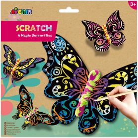 Avenir Scratch - 4 Magic Butterflies Arts & Crafts Χειροτεχνίες - Avenir