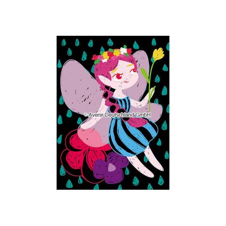 Avenir Arts & Crafts Χειροτεχνίες Scratch Junior - Fairy